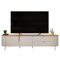 Rack Bancada de TV 75 Pol 241cm Celi D04 Bali/Cedro - Mpozenato