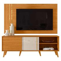 Rack Bancada e Painel para TV Cronos Cinamomo Off White Madetec