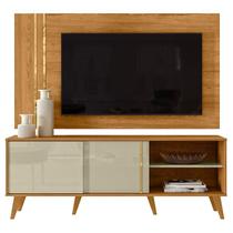 Rack Bancada E Painel Para TV Cronos Cumaru/Opala