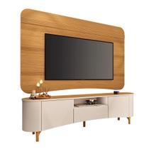 Rack Bancada Elara com Painel Suspenso Armony para TV até 80” HB Móveis