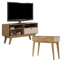 Rack Bancada Houston E Aparador Bellíssima Cinamomo Off White - Valdemóveis Rack Bancada Houston E Aparador Bellíssima Cinamomo Off White - Valdemóveis