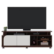 Rack Bancada Jurerê 1.8 Nogueira Real Off White Matte Colibri Rack Bancada Jurerê 1.8 Nogueira Real Off White Matte Colibri