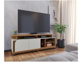 Rack Bancada Jurere 1800 para TV Freijo/Off White Matte - Colibri