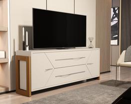 Rack Bancada Luxo 5085 Para Tv Até 75" JB Bechara - Pérola