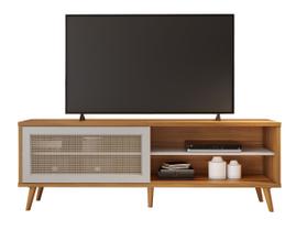 Rack Bancada NT 1175 Freijó com Off White - Notável