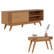 Rack Bancada Otawa com Aparador Riviera Freijó Colibri