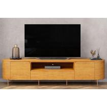 Rack Bancada p/ TV até 75 Pol Areta 218x57cm Cedro DJ Móveis Rack Bancada p/ TV até 75 Pol Areta 218x57cm Cedro DJ Móveis