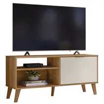 Rack Bancada Para 50 Pol 115 Cm 6950 Nature Off White Plla Nature Off White