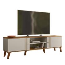 Rack Bancada Para 75 Polegadas 180 Cm Denv Plla Off White Nature