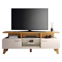 Rack Bancada Para Sala Essenza 1.6 Off White Cinamomo - Hb Móveis Rack Bancada Para Sala Essenza 1.6 Off White Cinamomo - Hb Móveis