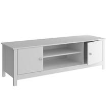 Rack Bancada Para TV 42 Pol 2 Portas 146 cm R606 Branco Dtall Rack Bancada Para TV 42 Pol 2 Portas 146 cm R606 Branco Dtall
