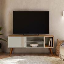 Rack Bancada Para Tv 55 Pol 136 Cm 3850 Off White Nature Plla Rack Bancada Para Tv 55 Pol 136 Cm 3850 Off White Nature Plla