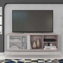 Rack Bancada Para TV 55 Polegadas Cinza Multiverso Caemmun Rack Bancada Para TV 55 Polegadas Cinza Multiverso Caemmun