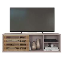 Rack Bancada Para TV 55 Polegadas Multiverso Cinza Caemmun