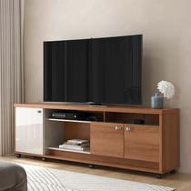 Rack Bancada Para TV 65 Polegadas Dallas 1.8 Lukaliam Jequitiba/Off White Perolizado Rack Bancada Para TV 65 Polegadas Dallas 1.8 Lukaliam Jequitiba/Off White Perolizado