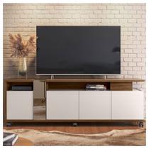 Rack Bancada para TV 70 Polegadas Columbus Marrom Caemmun