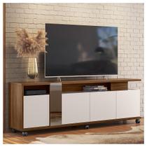 Rack Bancada para TV 70 Polegadas Columbus Marrom Caemmun