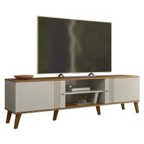 Rack Bancada Para TV 75 Pol 180cm Sia Off/Nature Z49 - Mpozenato