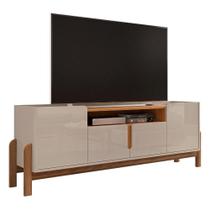 Rack Bancada Para Tv Até 60 Polegadas 1,70m 4 Portas Luiza Madeirado/off White