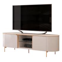 Rack Bancada Para TV Até 65 Polegadas 1,80m 2 Portas Adem