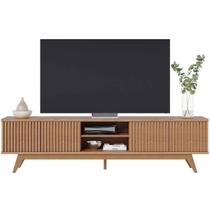 Rack Bancada para Tv até 75" 4 Portas Bastião Freijó Rack Bancada para Tv até 75" 4 Portas Bastião Freijó