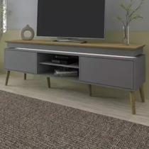 Rack Bancada Para Tv Até 75 Polegadas Com Led Lumina 2 Portas - Artely