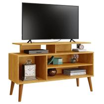 Rack Bancada Para Tv De Até 42 2 Prateleiras Lynne Naturale/off White