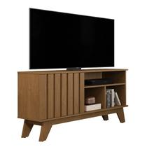 Rack Bancada Ripado Para Tv 50 Polegadas Sala Lily com 1 porta e 1 prateleira ENVIA SOMENTE 01 UN - DULLAR Móveis