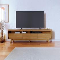 Rack Bancada Selene Ambiente Cumaru - Madetec Rack Bancada Selene Ambiente Cumaru - Madetec