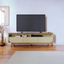 Rack Bancada Selene Ambiente Cumaru Opala - Madetec Rack Bancada Selene Ambiente Cumaru Opala - Madetec