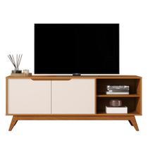 Rack Bancada Tucumã 1.4 TV Até 60 Pol. Pés de Madeira Maciça