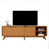 Rack Bancada Tucumã 1.8 TV Até 75 Pol. Pés de Madeira Maciça Rack Bancada Tucumã 1.8 TV Até 75 Pol. Pés de Madeira Maciça