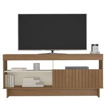 Rack Bancada Tv 65 Pol 160 cm 1P Basculante Cinamomo Off White ARLY Rack Bancada Tv 65 Pol 160 cm 1P Basculante Cinamomo Off White ARLY