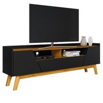 Rack Bancada Tv 70 Pol 180 Cm Florenca Preto Fosco Naturalle Bechara Rack Bancada Tv 70 Pol 180 Cm Florenca Preto Fosco Naturalle Bechara