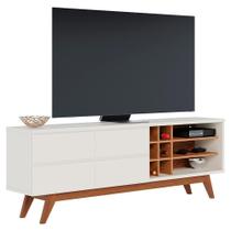 Rack Bancada Tv 70 Pol 180 Cm Noronha Off White Matte Freijo Colibri Rack Bancada Tv 70 Pol 180 Cm Noronha Off White Matte Freijo Colibri