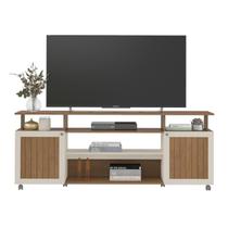 Rack Bancada TV 75 POL 2 Portas 180 cm Cinamomo Off White ARLY