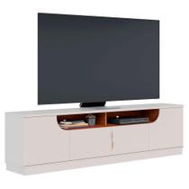 Rack Bancada Tv 75 Pol 200 cm 4 Portas Santorini Colibri