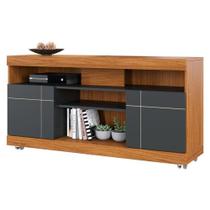 Rack Bancada Yara Noce Milano Preto Acetinado Colibri - COLIBRI MÓVEIS