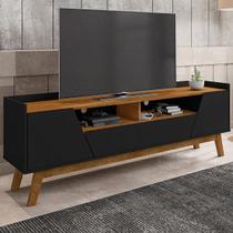 Rack bechara florença 1,8 2 portas 1 gaveta preto fosco/naturale Rack bechara florença 1,8 2 portas 1 gaveta preto fosco/naturale