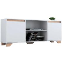 Rack Benevello Em MDP Fosco 2 Portas 3 Prateleiras Dobradiças Metálicas Quiditá