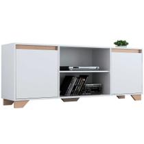 Rack Benevello Em MDP Fosco 2 Portas 3 Prateleiras Quiditá Rack Benevello Em MDP Fosco 2 Portas 3 Prateleiras Quiditá