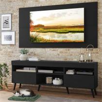 Rack c/ Painel TV 65" Pés Retrô com 2 Portas Londres Multimóveis Rack c/ Painel TV 65" Pés Retrô com 2 Portas Londres Multimóveis