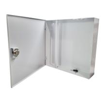 Rack Caixa Metálica Para Dvr E Fonte Vertical Parede