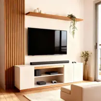 Rack Canadá Para Sala Tv Até 65 Polegadas Moderno Home