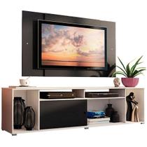 Rack Cancun e Painel até 58" Branco/preto Madesa