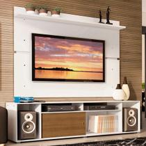 Rack Cancun E Painel Para Até 65" Branco/Rustic/branco Rack Cancun E Painel Para Até 65" Branco/Rustic/branco