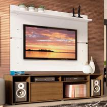 Rack Cancun e Painel para TV até 65" Rustic/Branco Madesa