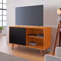 Rack Carinho Candian Mdp/mdf Jcm Movelaria Cinamomo/preto