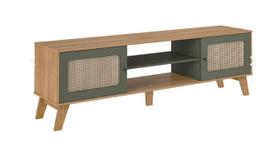 Rack Charlotte Carvalho com Menta Artely Rack Charlotte Carvalho com Menta Artely