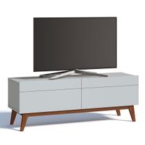 Rack Classic 146cm 2 Gavetas Branco Acetinado - Imcal Rack Classic 146cm 2 Gavetas Branco Acetinado - Imcal